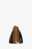Celine Brown Coated Canvas Triomphe Clutch on Chain