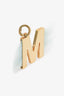 Fendi Gold Tone Mink Fur ABClick M Bag Charm