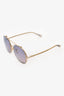 Chloe Blue '42S' Aviator Sunglasses