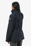 Veste parka courte Moncler bleu marine « Ocre » taille 2