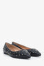 Valentino Black Leather Rockstud Flats Size 39