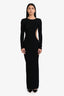 Aya Muse Black Knit Carrara Cutout Knit Dress Size XS