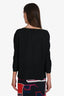 3.1 Phillip Lim Black Silk Chain Mail Detail Top Size 2