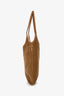 Miu Miu Brown Corduroy Leather Ivy Tote