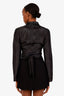 Pre-loved Chanel™ Black Silk Cropped Wrap Jacket Size 40