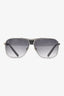 Louis Vuitton Silver Tone Metal Frame Aviator Sunglasses