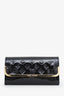 Louis Vuitton Black Monogram Vernis Rossmore MM Clutch