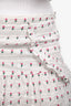 Love Shack Fancy White/Pink Floral Lace Mini Skirt Size 8
