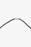 Hermès 1910s Black Striped 'ismu' Necklace