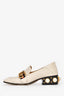 Gucci Marmont GG Loafer Pearl Pumps Size 34.5