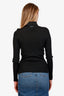 Pre-loved Chanel™ Dark Grey Wool Silk Button-Up Top Size 36
