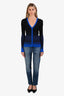 Mother Dark Blue Washed Denim Asymmetrical Waist 'Dazzler Shift' Jean Size 26