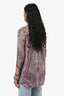 Ba&sh Multi-Colour Paisley Print Button Up Shirt Size 0