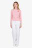 Paige White Denim Sasha Straight Leg Jeans Size 27