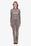 Loro Piana Brown Corduroy Straight Leg Pants Size 42