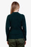 The Row Green Cashmere Mock Neck Sweater Size XS