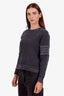 Thom Browne Grey 4-Bar Stripe Knit Sweater Estimated Size XXS