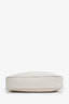 Prada White Vitello Daino Leather Hobo Shoulder Bag