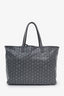 Goyard Grey Goyardine Canvas St. Louis PM Tote with Pouch