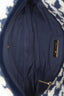 Pre-loved Chanel™ Blue Houndstooth Tweed Medium 19 Flap Bag