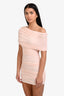 Lovers and Friends Pink One Shoulder Mini Dress Size XXS