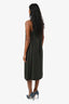 Dries Van Noten Green Rhinestone Embellished Slip Dress Size 38