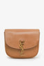 Saint Laurent Brown Leather Kaia Crossbody Bag