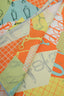 Hermès Orange/Yellow Silk Les Petits Papiers Scarf Size 70cm