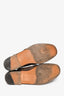 Maison Margiela Brown Leather Cut-Out Oxfords Size 41 Men's