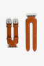 Hermès x Apple 2017 Gold Fauve Barenia Leather Double Buckle Cuff Strap 38mm