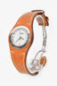 Hermès 2001 Stainless Steel/Brown Leather Strap Harnais Watch