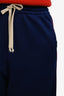 Gucci Electric Blue GG Wide Leg Track Pants Size M
