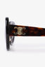 Celine Brown Tortoise Shell Triomphe Oversize Sunglasses