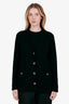 Pre-loved Chanel™ Black Cotton Cardigan Size 36