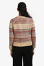 Christian Dior Gold/Multi Metallic Linen Sweater Size 2