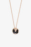 Cartier 18K Gold Black Onyx Diamonds Amulette de Pendant Necklace XS Model