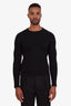 Ralph Lauren Purple Label Black Cashmere Crewneck Sweater Size S Mens