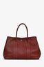 Hermès 2011 Burgundy Negonda Leather Garden Party 30
