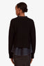 Sacai Dark Blue Denim x Knit Indigo Cardigan Size 3