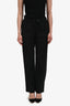 Theory Black Cortlandt Straight Leg Pants Size S with Tags