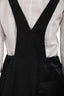 Chloe Black Wool Silk Blend Suspender Shorts Size 38