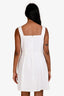 Theory White Linen Blend Mini Dress Size 4