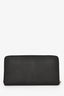Givenchy Black Leather Large Zip Wallet