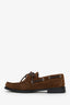 Aeyde Brown Suede Boat Shoes Size 36