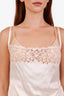 Jacquemus Ivory La Saudade Brodee Mini Dress Size 38