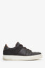 Ermenegildo Zegna Brown Leather Low Top Sneakers Size 9 Mens