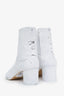 Maison Margiela White/Black Tabi Bianchetto Boots Size 36