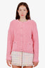 Gucci Pink Wool Crew Neck Sweater Size M