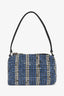 Alexander Wang Blue Small Heiress Crystal Mesh Pouch