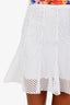 Sandro White Cotton Mini Skirt Size 1